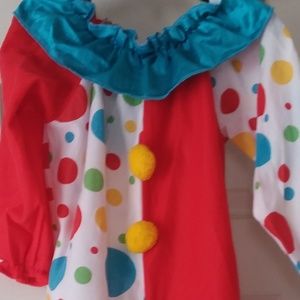 Kids Clown Costume with Hat 4T